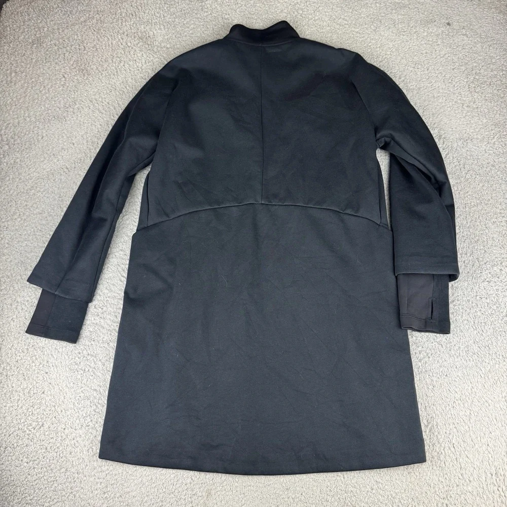 NIKE TECH FLEECE Black Long Water-repellent Wind‎ Proof JACKET 884429 Medium - Picture 11 of 12